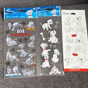 Disney 101 Dalmatians Sticker Set - Red, Black, White